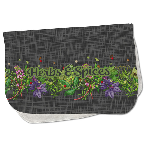 Custom Herbs & Spices Burp Cloth - Fleece