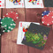Herbs & Spices On Table with Poker Chips