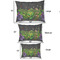 Herbs & Spices Outdoor Dog Beds - SIZE CHART