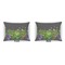 Herbs & Spices Outdoor Rectangular Throw Pillow (Front and Back)