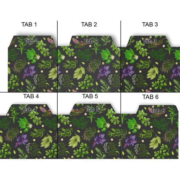 Herbs & Spices Page Dividers - Set of 6 - Approval