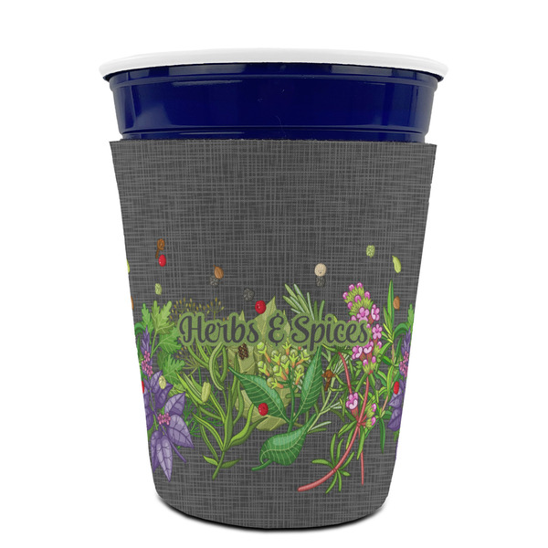 Herbs & Spices Party Cup Sleeves - without bottom - FRONT (on cup)
