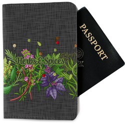 Herbs & Spices Passport Holder - Fabric (Personalized)