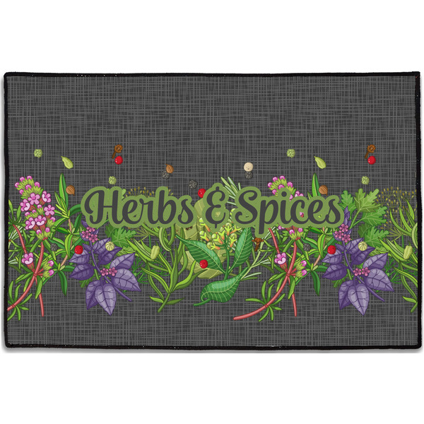 Custom Herbs & Spices Door Mat - 36"x24" (Personalized)