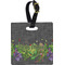 Herbs & Spices Plastic Luggage Tag - Square