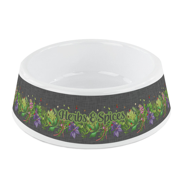 Custom Herbs & Spices Plastic Dog Bowl - Small