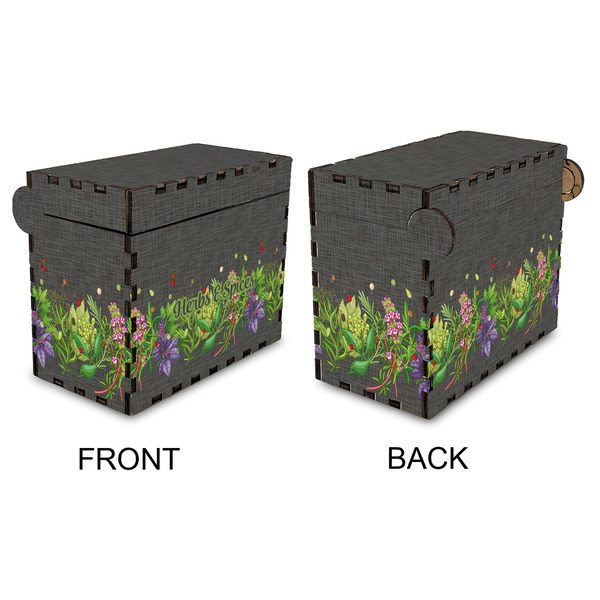 Herbs & Spices Recipe Box - Full Color - Approval