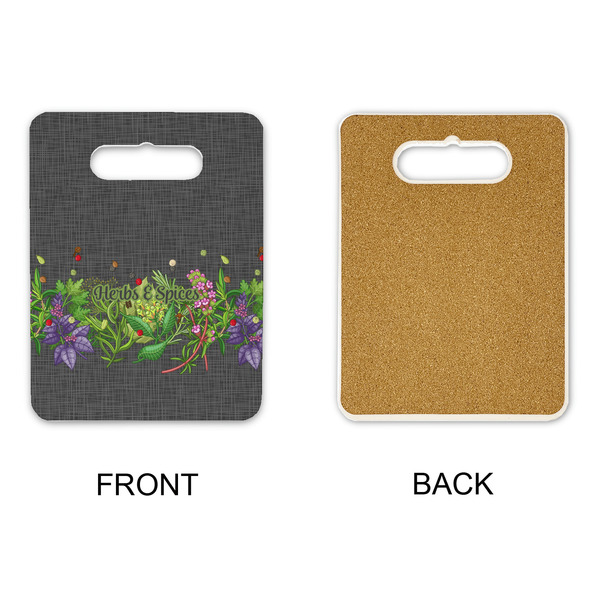 Herbs & Spices Rectangle Trivet with Handle - APPROVAL