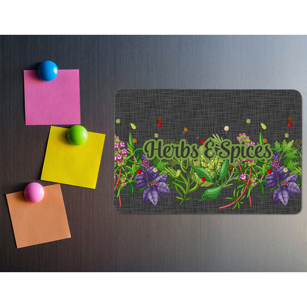 Herbs & Spices Rectangular Fridge Magnet - LIFESTYLE