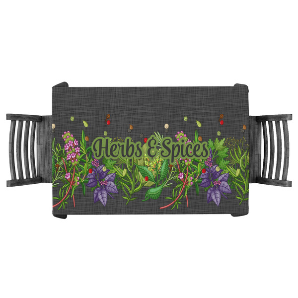 Custom Herbs & Spices Tablecloth - 58"x58" (Personalized)