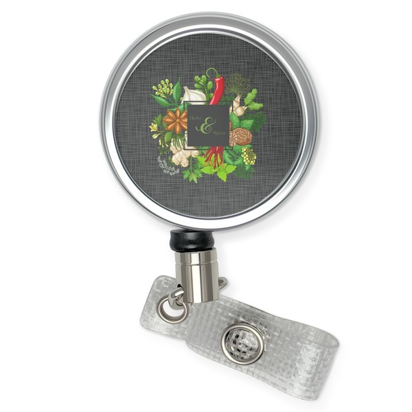 Custom Herbs & Spices Retractable Badge Reel (Personalized)