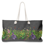 Herbs & Spices Large Tote Bag with Rope Handles
