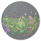 Herbs & Spices Round Coaster Rubber Back - Single