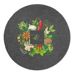 Herbs & Spices 5' Round Indoor Area Rug