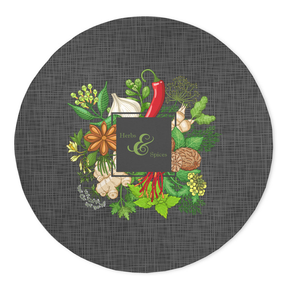 Custom Herbs & Spices 5' Round Indoor Area Rug