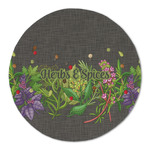 Herbs & Spices Round Linen Placemat