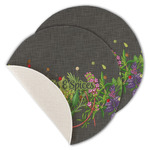 Herbs & Spices Round Linen Placemat - Single Sided - Set of 4