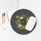 Herbs & Spices Round Mousepad - LIFESTYLE 2