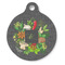 Herbs & Spices Round Pet ID Tag - Large - Front