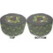 Herbs & Spices Round Pouf Ottoman (Top and Bottom)