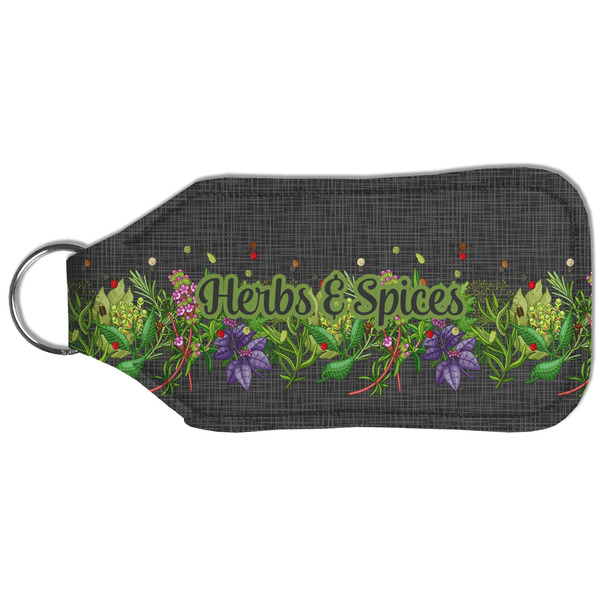 Herbs & Spices Sanitizer Holder Keychain - Large (Back)
