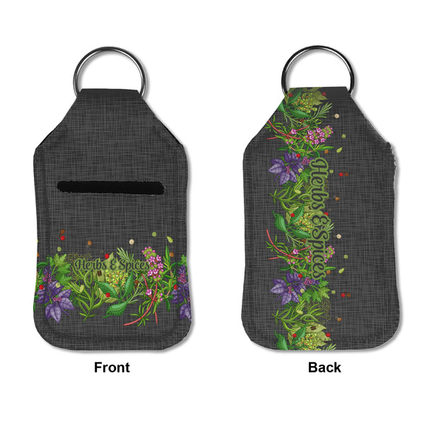 Herbs & Spices Sanitizer Holder Keychain - Small APPROVAL (Flat)