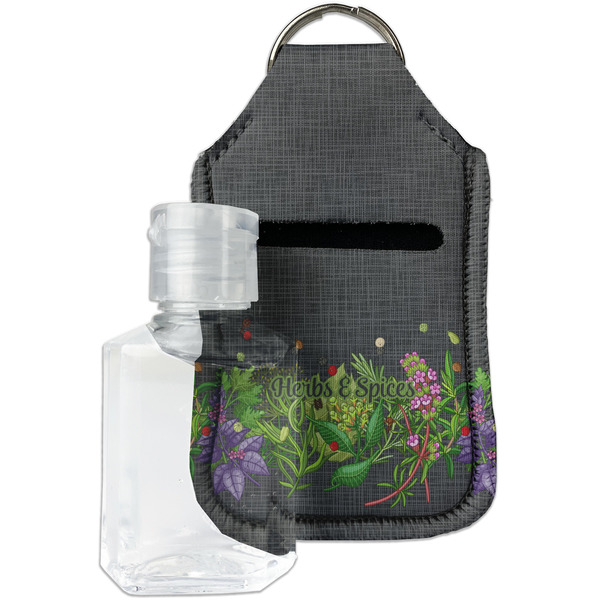 Custom Herbs & Spices Hand Sanitizer & Keychain Holder - Small