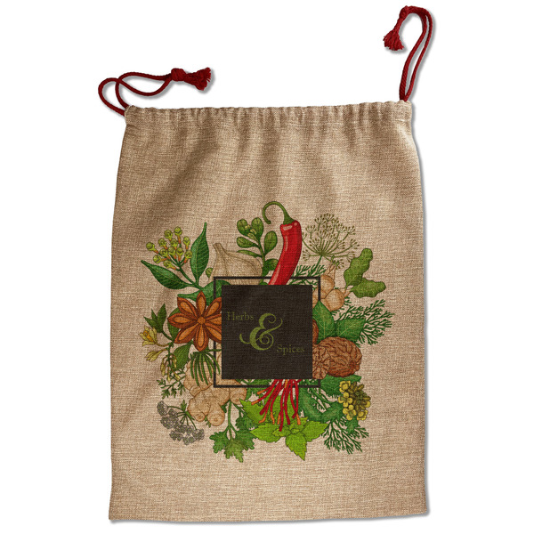 Custom Herbs & Spices Santa Sack - Front