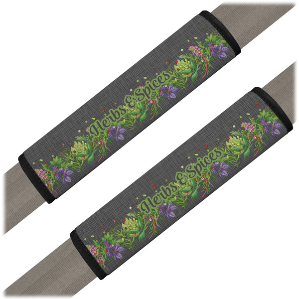 Custom Herbs & Spices Seat Belt Covers (Set of 2) (Personalized)