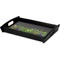 Herbs & Spices Serving Tray Black - Corner