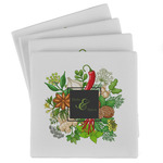 Herbs & Spices Absorbent Stone Coasters - Set of 4