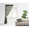Herbs & Spices Sheer Curtain With Window and Rod - in Room Matching Pillow