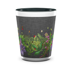 Herbs & Spices Ceramic Shot Glass - 1.5 oz - Two Tone - Set of 4