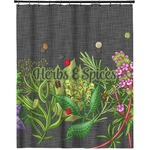 Herbs & Spices Extra Long Shower Curtain - 70"x84" (Personalized)