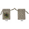 Herbs & Spices Small Burlap Gift Bag - Front Approval