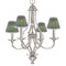 Herbs & Spices Small Chandelier Shade - LIFESTYLE (on chandelier)