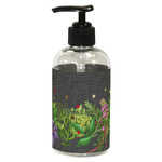Herbs & Spices Plastic Soap / Lotion Dispenser (8 oz - Small - Black)