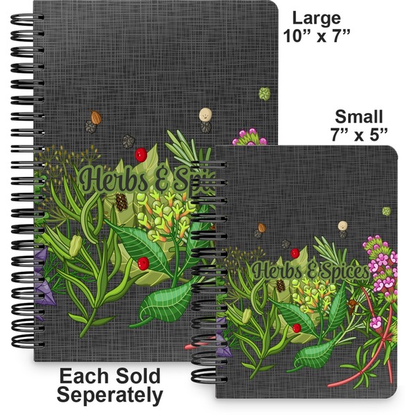 Herbs & Spices Spiral Journal - Comparison