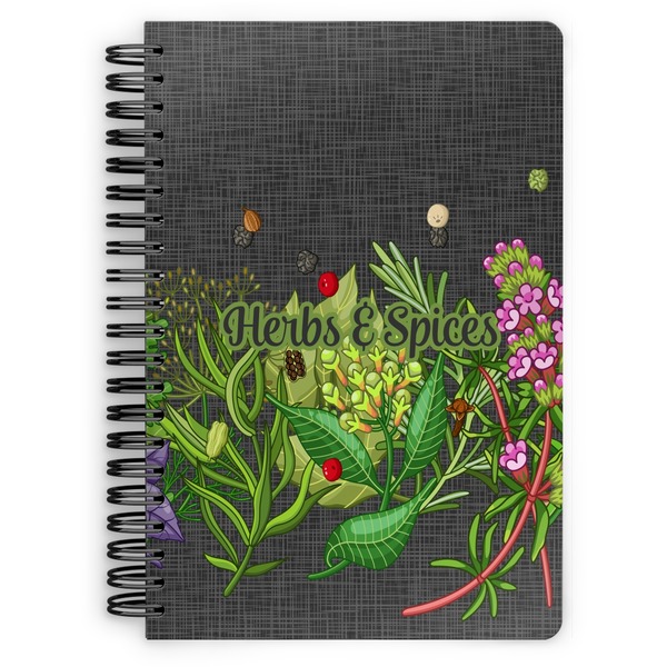 Custom Herbs & Spices Spiral Notebook - 7x10