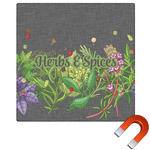 Herbs & Spices Square Car Magnet - 10" (Personalized)
