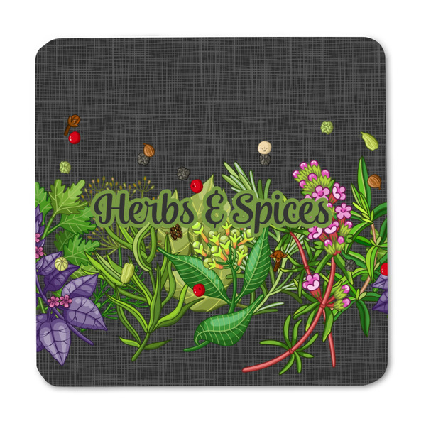 Herbs & Spices Square Fridge Magnet - FRONT