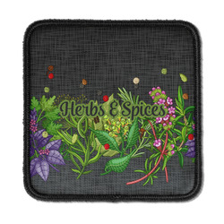 Herbs & Spices Iron On Square Patch