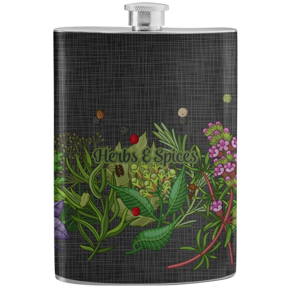Custom Herbs & Spices Stainless Steel Flask (Personalized)