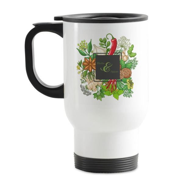 Custom Herbs & Spices Stainless Steel Travel Mug with Handle