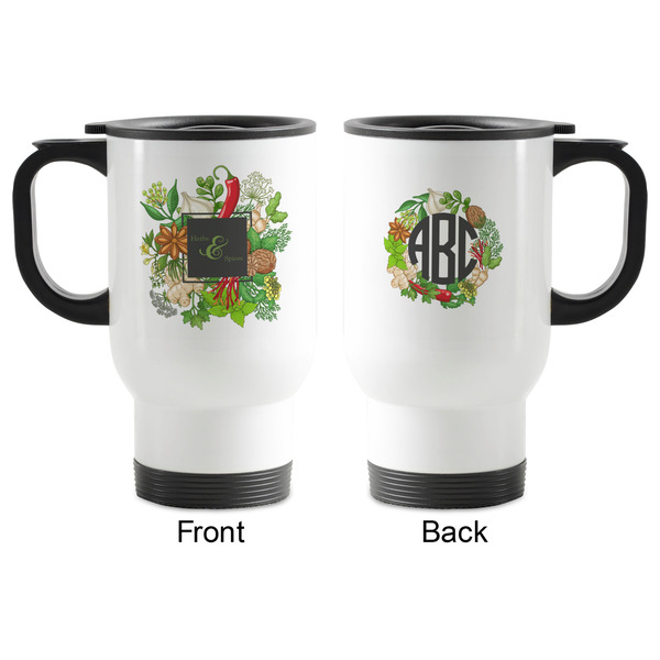 Herbs & Spices Stainless Steel Travel Mug with Handle - Apvl