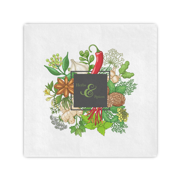 Custom Herbs & Spices Cocktail Napkins