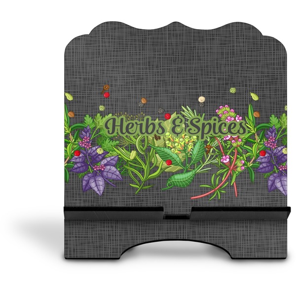 Herbs & Spices Stylized Tablet Stand - Front without iPad