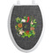 Herbs & Spices Toilet Seat Decal Elongated