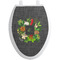 Herbs & Spices Toilet Seat Decal - Elongated (Personalized)