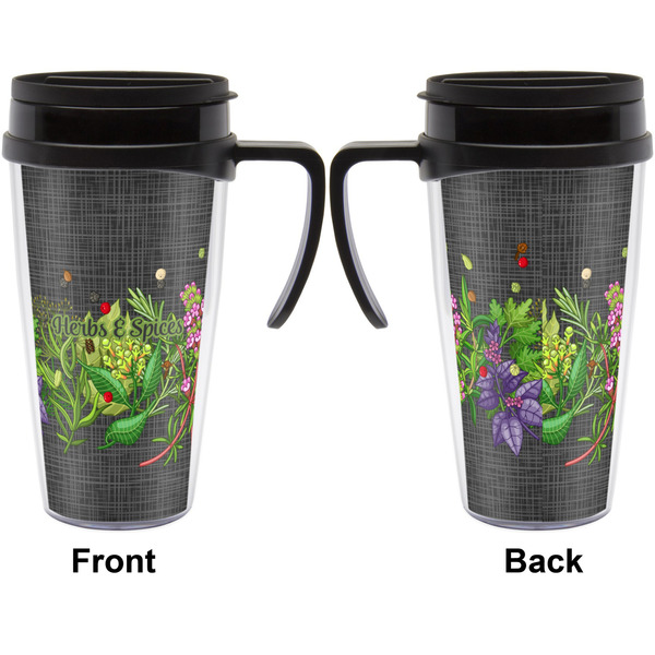 Herbs & Spices Travel Mug with Black Handle - Approval